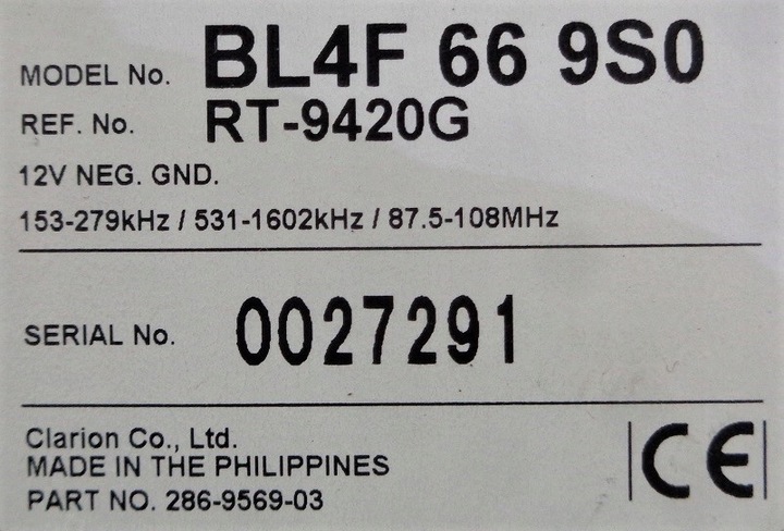 фото №3, Mazda 323f bj 02 r радіопрогравач cd