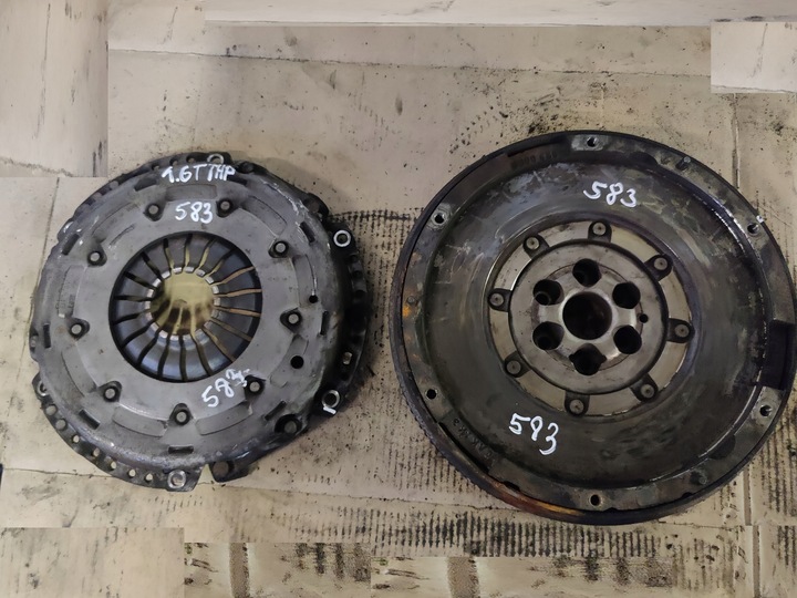 фото №1, Peugeot 1.6thp колесо двомасовий притиск зчеплення