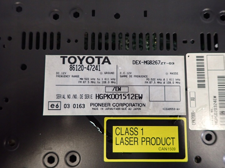 фото №5, Toyota prius ii 03-08 радио cd радиопроигрыватель
