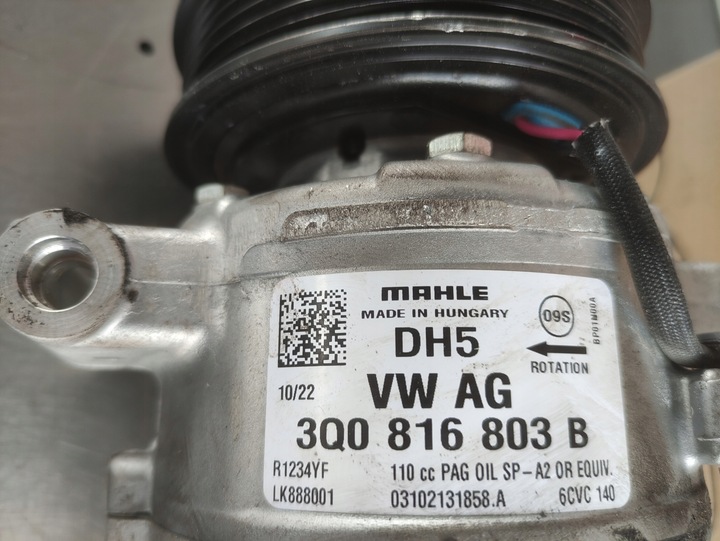 фото №16, Оригинальный номер vag 3q0816803b компрессор кондиционера оригинал