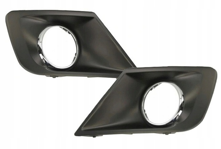 фото №1, H03 peugeot 207 рестайлінг 09- решітка решітка рамка галоген хром