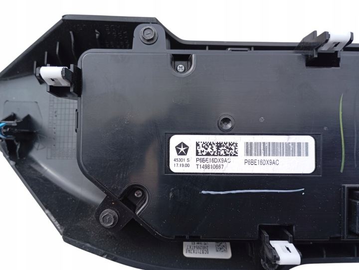 фото №6, Панель климат-контроля jeep wrangler jl sahara oem номер p6be16dx9ac