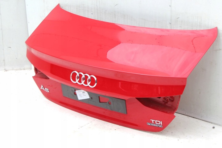 фото №8, Audi a5 8w f5 ly3u зад бампер заднее + крышка багажника ly3u красный 8w6