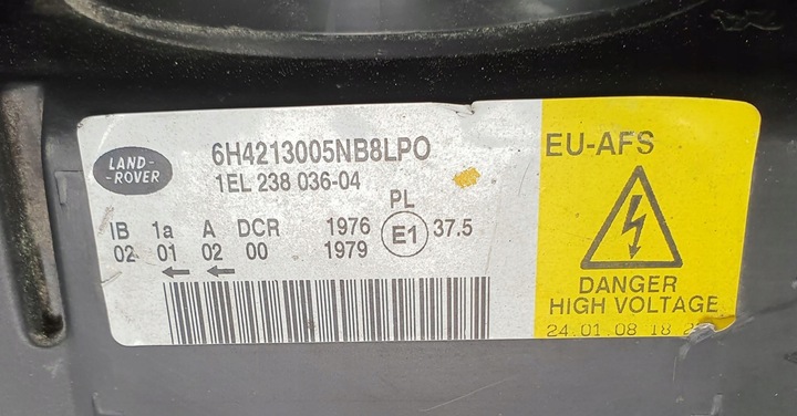 фото №7, Лампа правые перед ксенон range rover iii l322 евро