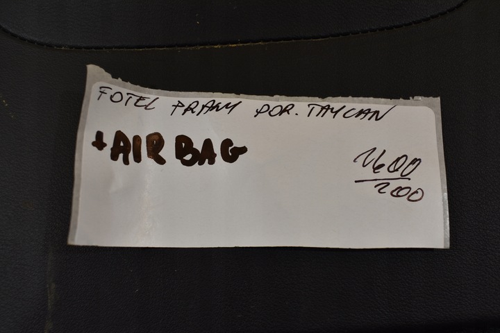 фото №6, Сидіння каркас праві переднє + подушка безпеки porsche taycan 1