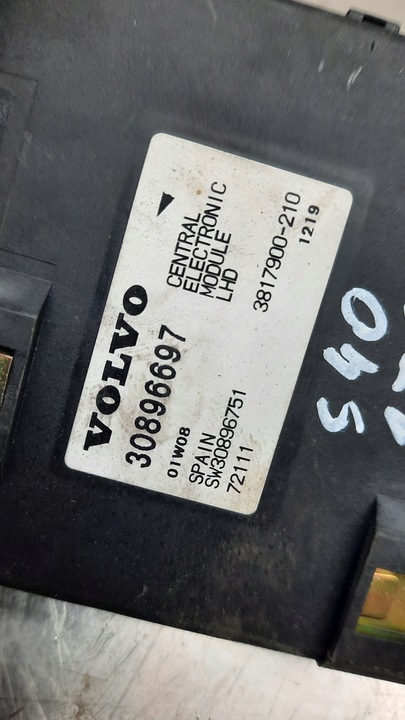 фото №5, Модуль комфорта 30896697 volvo s40 00-04r рестайлинг 1.9 dci