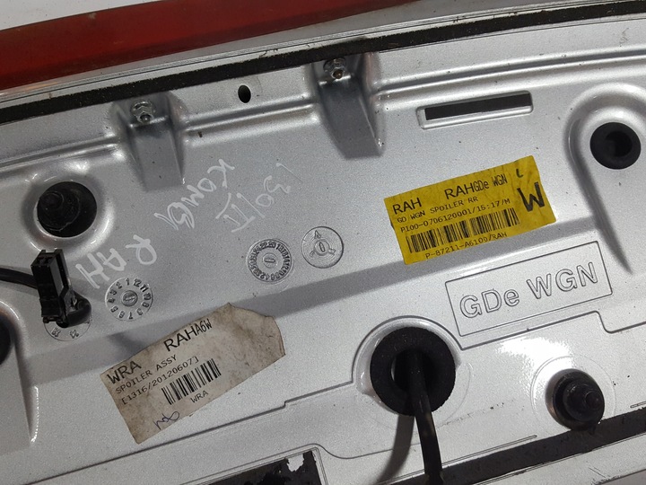 фото №5, Hyundai i30 ii 12-16r універсал спойлер спойлер кришки багажника зад rah