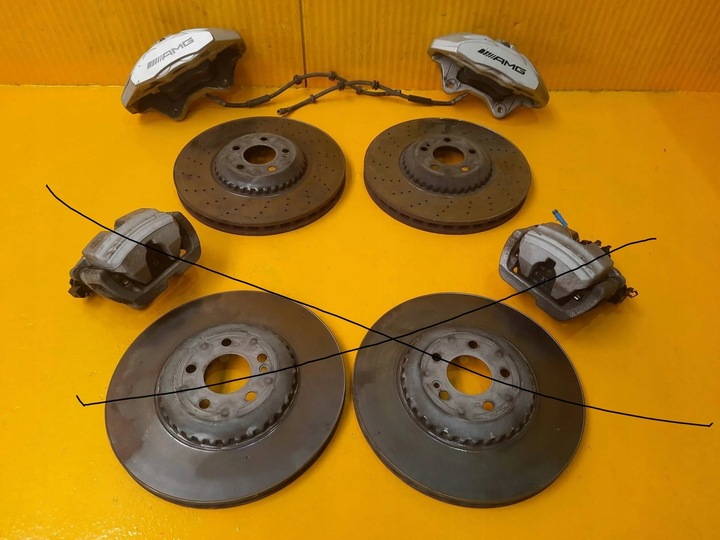 фото №1, Mercedes w238 amg супорт диск гальмівна перед