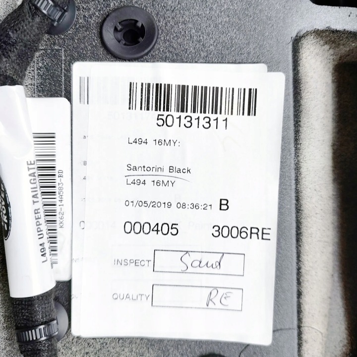 фото №9, Land rover range rover sport ii l494 кришка багажника 2019 jk62-40010-ab8lml
