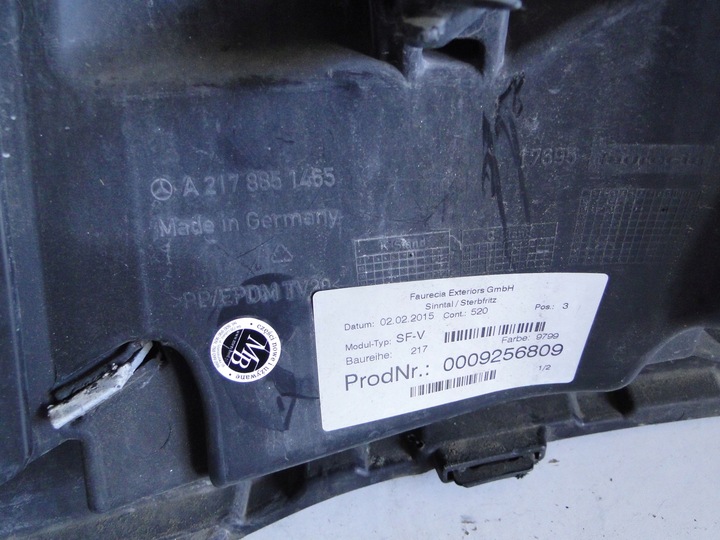 фото №16, Mercedes s c217 217 купе передній рестайлінг бампер переднє 63 65 amg pts w217