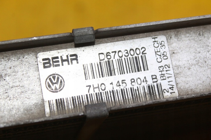 фото №7, Радиаторов интеркулер vw transporter t5 fl 2.0 tdi 7h0145804b