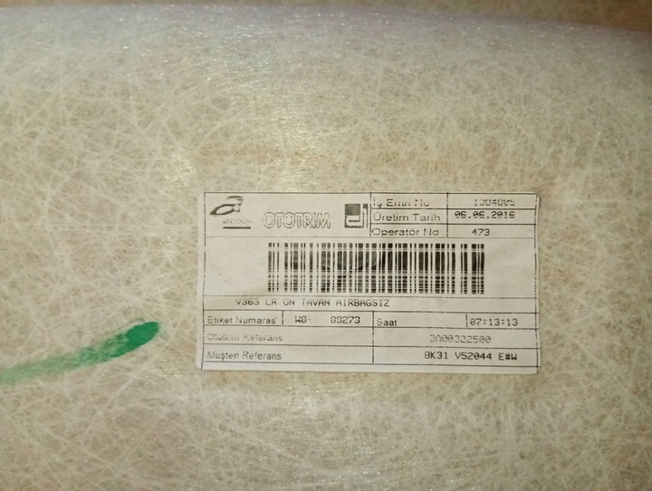 фото №8, Стеля комплектна ford transit mk8 !!! гарна !!! полиця лампа 2014-