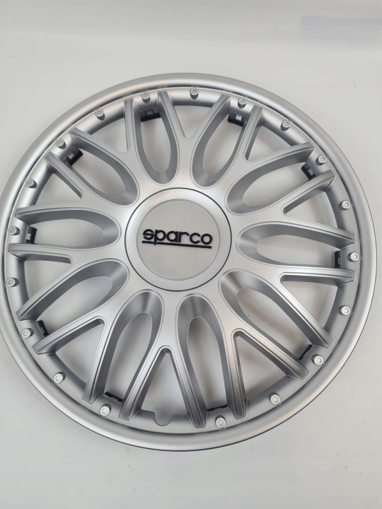 фото №4, Сріблястий ковпаки декоративний sparco spc1596sv roma комплект 3 штук 15"