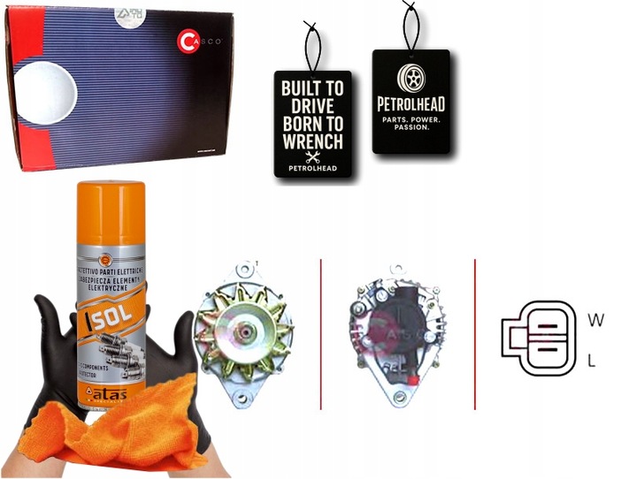 фото №1, Генератор casco lr170505 b lr170511 8971502000 #petrolhead pro+ kit4