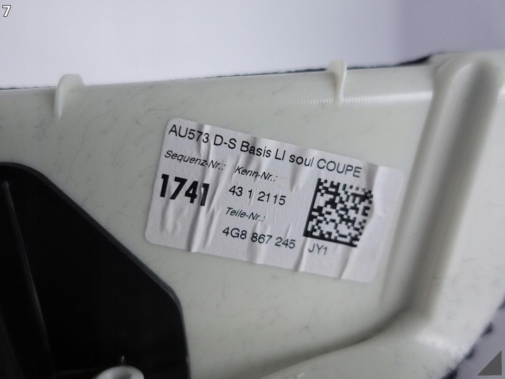 фото №8, Audi a7 s7 s-line 4g8 10-18 защита обшивка левого стойка d купе