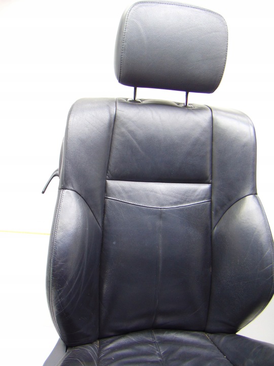 фото №8, Сидіння водія пасажира комплект зад чорна шкіра bmw e63