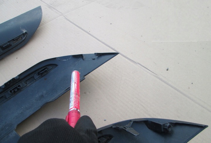 фото №14, Toyota auris ii hb рестайлінг накладка бампера зад dol нижня спойлер спойлер