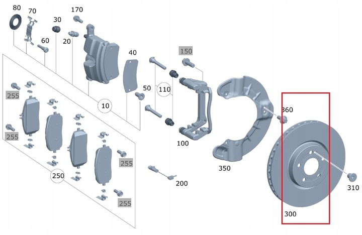 фото №2, Mercedes s-kl w222 c217 диски гальмівні зад 2szt