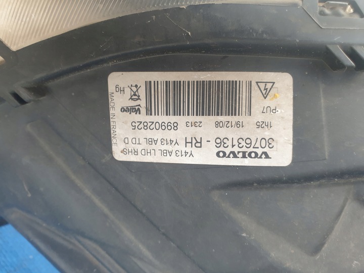 фото №6, Volvo xc60 1 i 08 лампа перед передняя правая ксенон