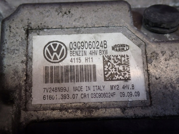 фото №5, Skoda fabia ii 07-10 1,4 компьютер двигателя 03c90602b
