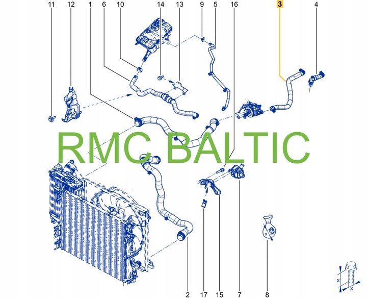 фото №11, Шланг воды renault kangoo iv 1.3 tce 924000642r