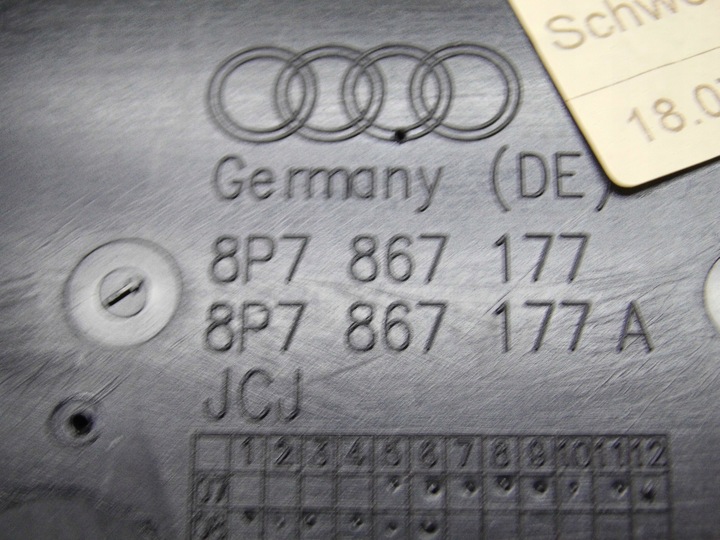 фото №13, Боковина оббивка двері audi a3 8p cabrio лівий переднє оригінал