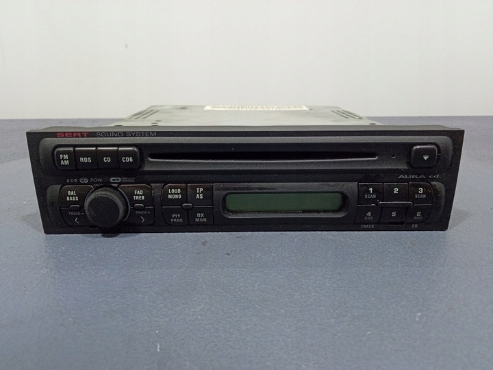 фото №1, Seat leon i toledo ii радио cd заводские oem aura cd 1m0035186d