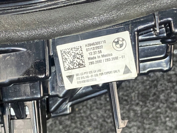 фото №9, Bmw x3 g01 lci фара права зад задня w кришка багажника європа 9463052
