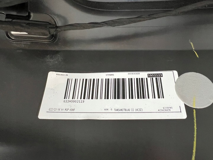 фото №10, Bmw g22 g23 бампер зад 6 x pdc установка комплектный м-пакет цвет c3z