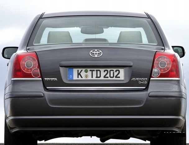 фото №12, Toyota avensis t25 sedan - молдинг хром na крышка багажника