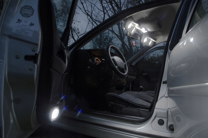 фото №8, Hyundai elantra v - набор освещение интерьера led! vip