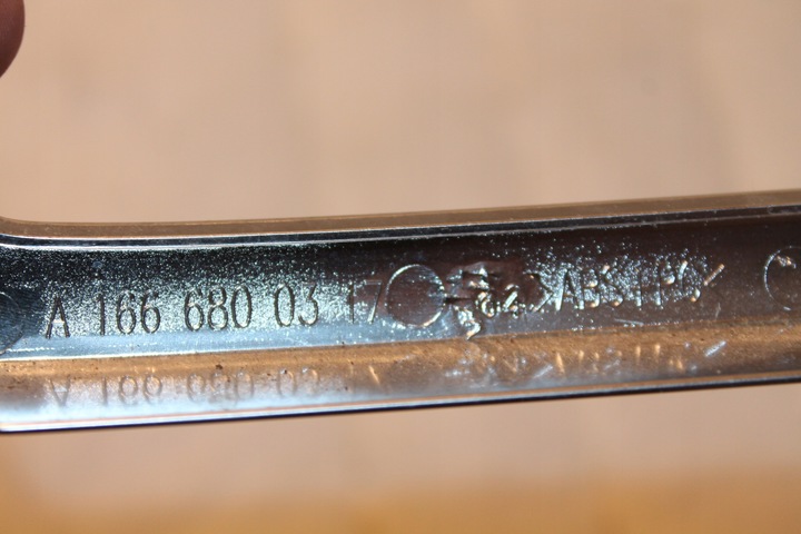 фото №3, Рамка середня радіо консолі dekor mercedes w166 a1666800317 ml gl gle