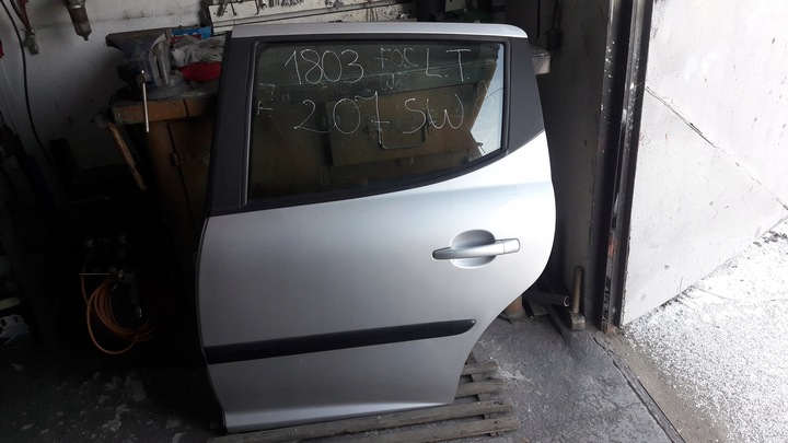 фото №2, Дверь левый зад peugeot 207 sw