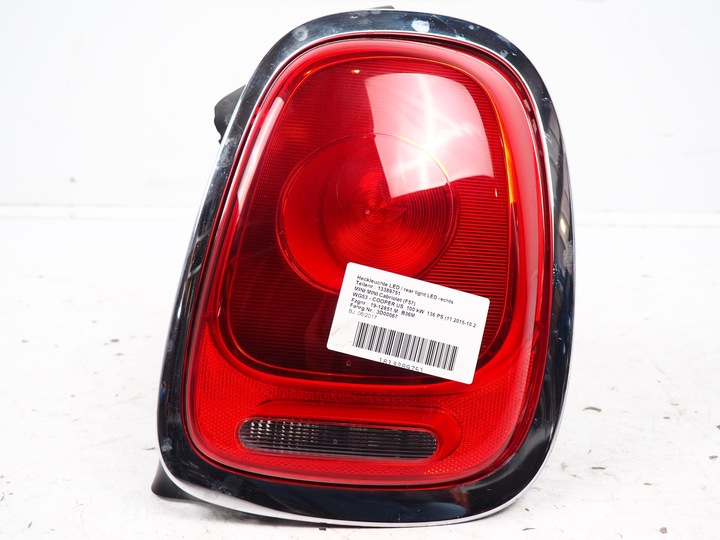 фото №1, Лампа правая правые зад mini f55 f56 us 7297510