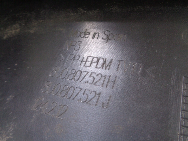 фото №8, Спойлер диффузор бампера зад audi q3 i s-line