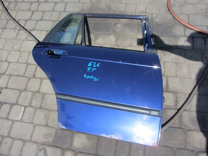 фото №1, Двері праві зад bmw e36 універсал montrealblau
