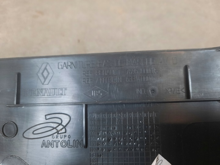 фото №4, Планка защита порога левый перед megane iii