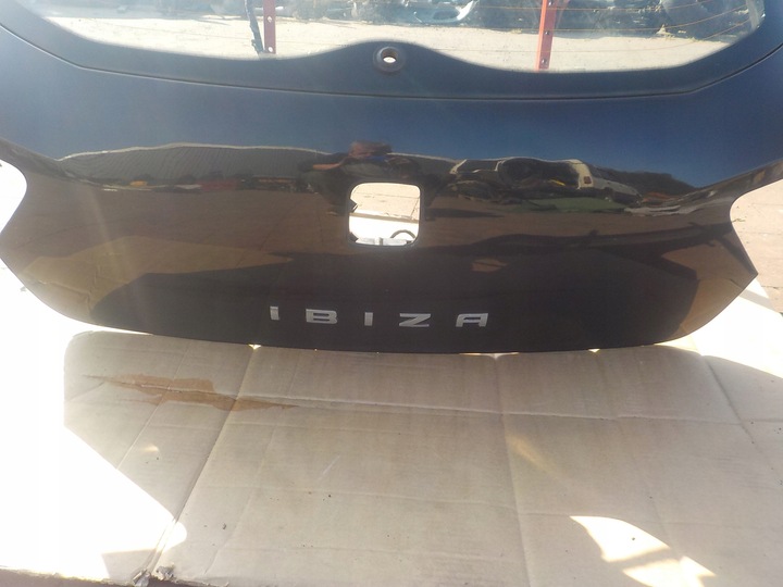 фото №4, Seat ibiza iv 6j 3d крышка багажника з стекло lc9z