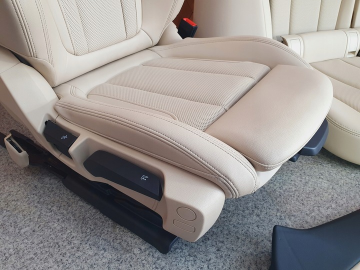 фото №5, Bmw g20 салон сиденья sport обшивки кожа canberra бежевый