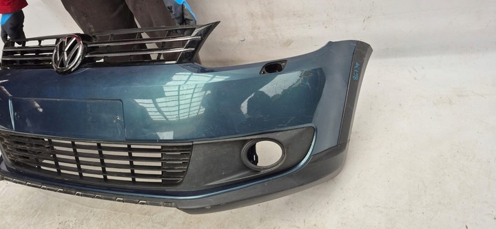фото №8, Vw touran 1t0 cross 10-15 бампер перед переднее решётка радиатора spr 1t0807221m