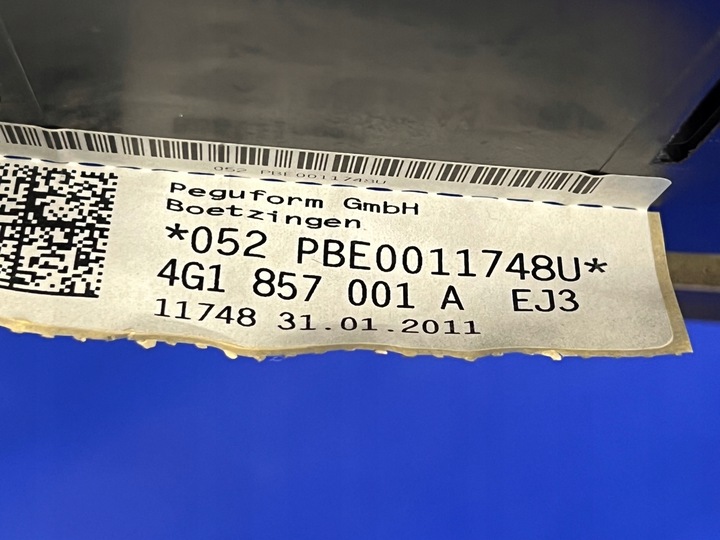 фото №15, Audi a6 c7 панель head up подушка оригінал коричневий 4g1858041ll 4g0880204a