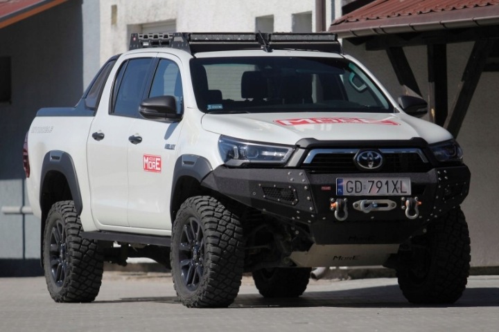 фото №7, Пороги боковые стальные toyota hilux revo 2020+ more 4x4