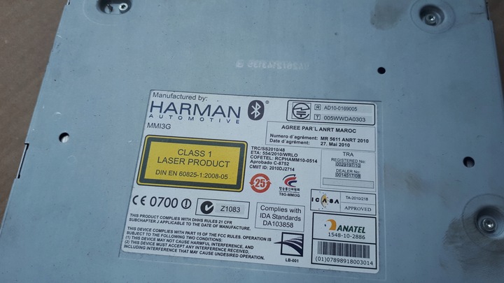 фото №6, A6 c7 4g считыватель модуль mmi 3g 4g0035746c a7