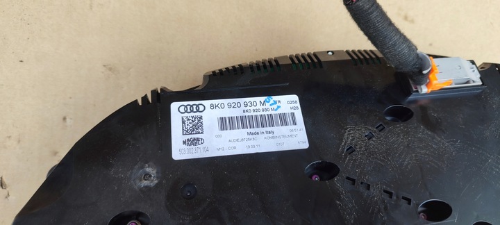фото №10, Спідометр  прилади спідометр європа audi a4 b8 1.8 2.0 tfsi 8k0920930m
