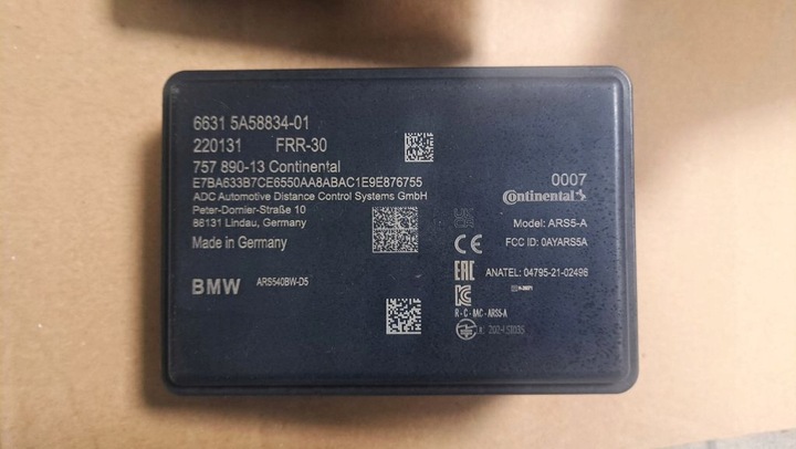 фото №1, Bmw u06 u11 g60 g70 ix u25 u10 g05 g06 g07 lci радар модуль acc 5a58834