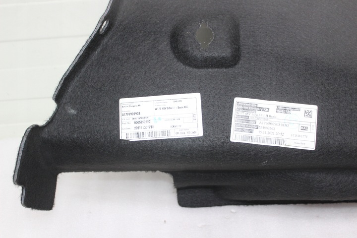 фото №15, Mercedes a класс w177 amg a45 вкладка багажника обивка боковина левый 9e83