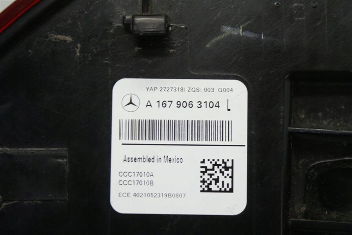 фото №3, Mercedes gle w167 19r+ ліва лампа зад led org.