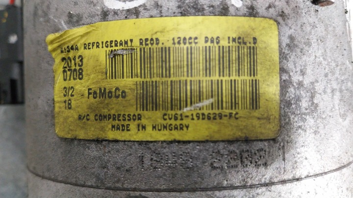 фото №5, Компресор компресор кондиціонера cv61-19d629-cf ford kuga mk2 1.5 ecoboost