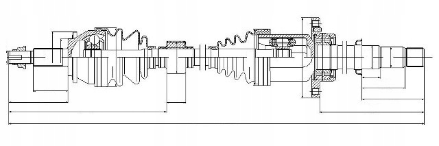 фото №1, Піввісь привідна toyota avensis t27 2.0 d4d права