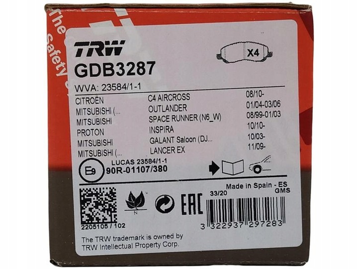 фото №8, Trw диски+ гальмівні колодки перед dodge caliber 276mm